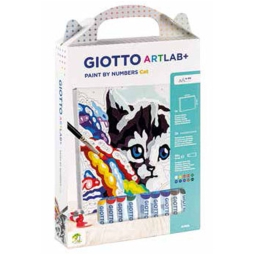 GIOTTO PIXEL PAINT BY NUMBERS CAT ARTLAB+