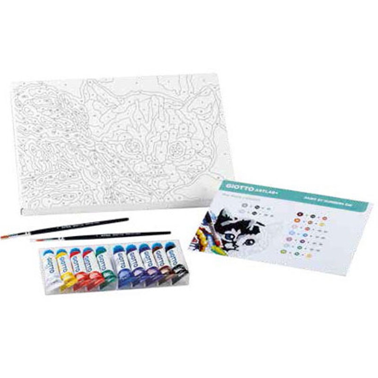 GIOTTO PIXEL PAINT BY NUMBERS CAT ARTLAB+ 2