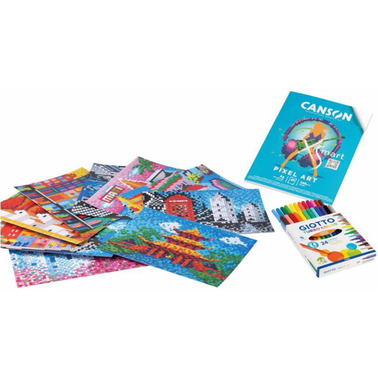 GIOTTO PIXEL ART MAXI POSTCARDS ARTLAB+ 2