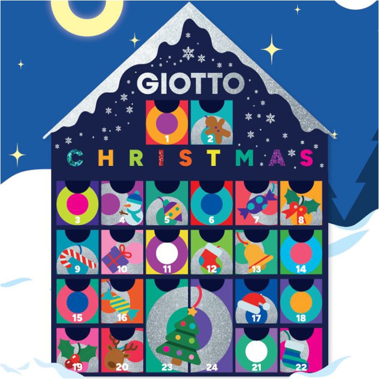 CALENDARIO GIOTTO CHRISTMAS DELL'AVVENTO