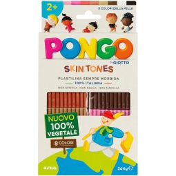 PASTA DA MODELLARE PONGO 8PZX33GR COLORI SKIN