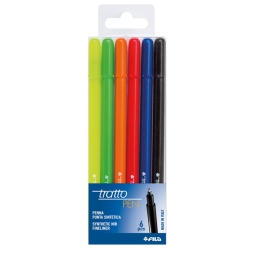 TRATTO PEN 6 COLORI BLISTER