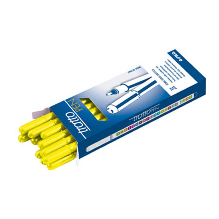 TRATTO PEN 12PZ GIALLO FLUO PENNARELLO 13 FILA 2