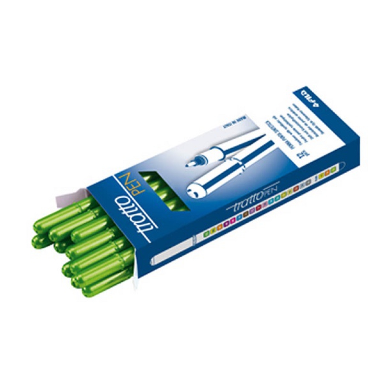 TRATTO PEN 12PZ VERDE FLUO PENNARELLO 15 FILA 2