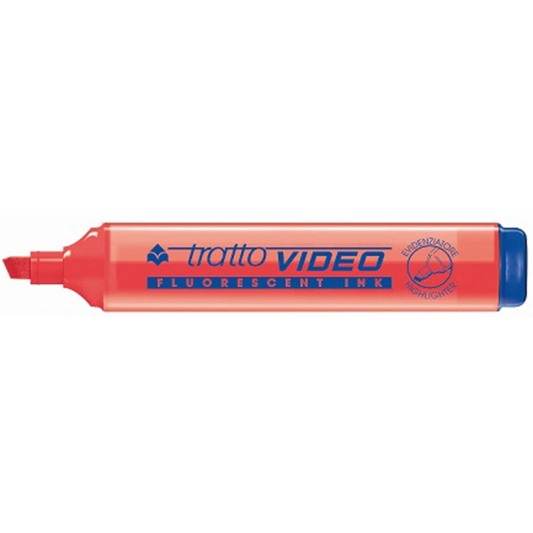 EVIDENZIATORI TRATTO VIDEO ROSSO SUNRISE 12PZ FILA