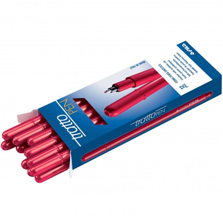 TRATTO PEN 12PZ ROSSO CARMINIO PENNARELLO 17 FILA 3