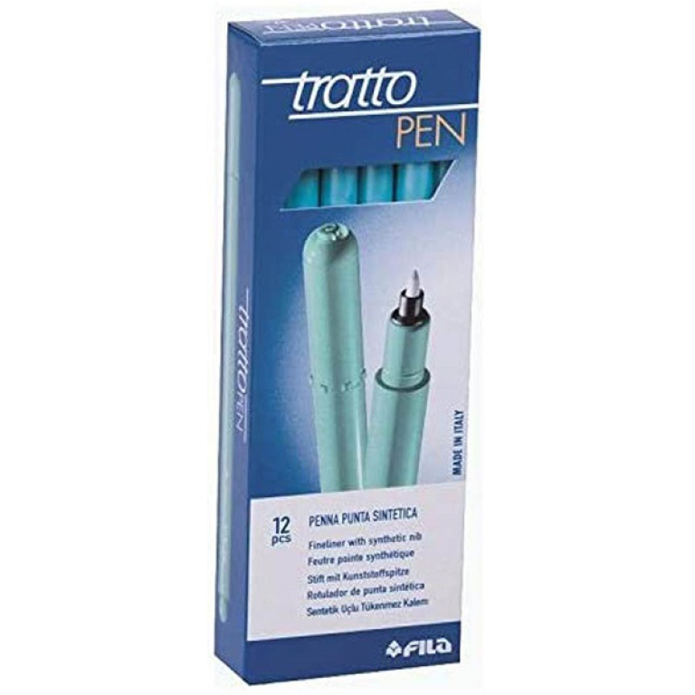 TRATTO PEN 12PZ ACQUAMARINA PENNARELLO 26 FILA 2