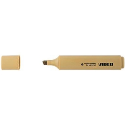 EVIDENZIATORI TRATTO VIDEO BEIGE PASTEL 12PZ