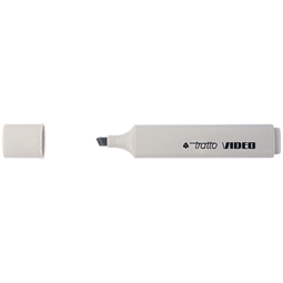 EVIDENZIATORI TRATTO VIDEO GRIGIO PASTEL 12PZ