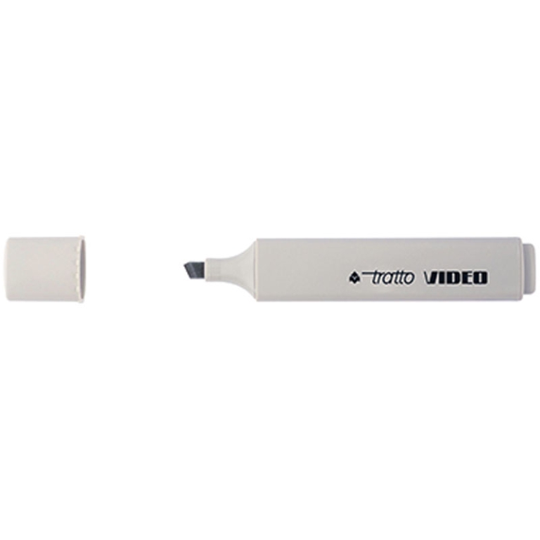 EVIDENZIATORI TRATTO VIDEO GRIGIO PASTEL 12PZ