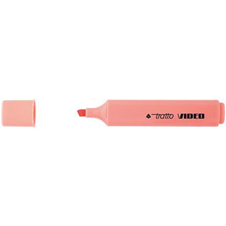 EVIDENZIATORI TRATTO VIDEO ROSA PASTEL 12PZ