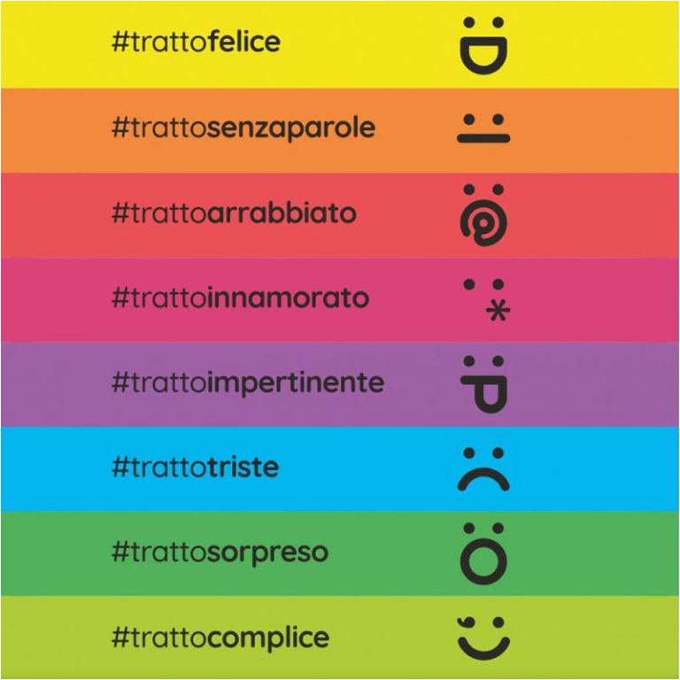 EVIDENZIATORI TRATTO VIDEO 8 COLORI EMOTICON BUSTA 5