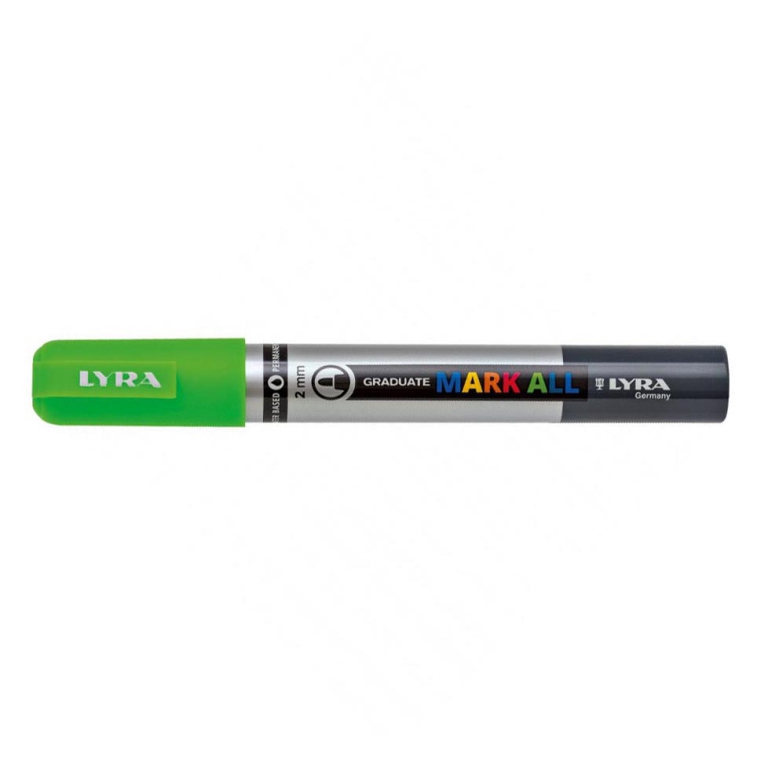 LYRA MARK ALL 2MM 6PZ VERDE FLUO PENNARELLO