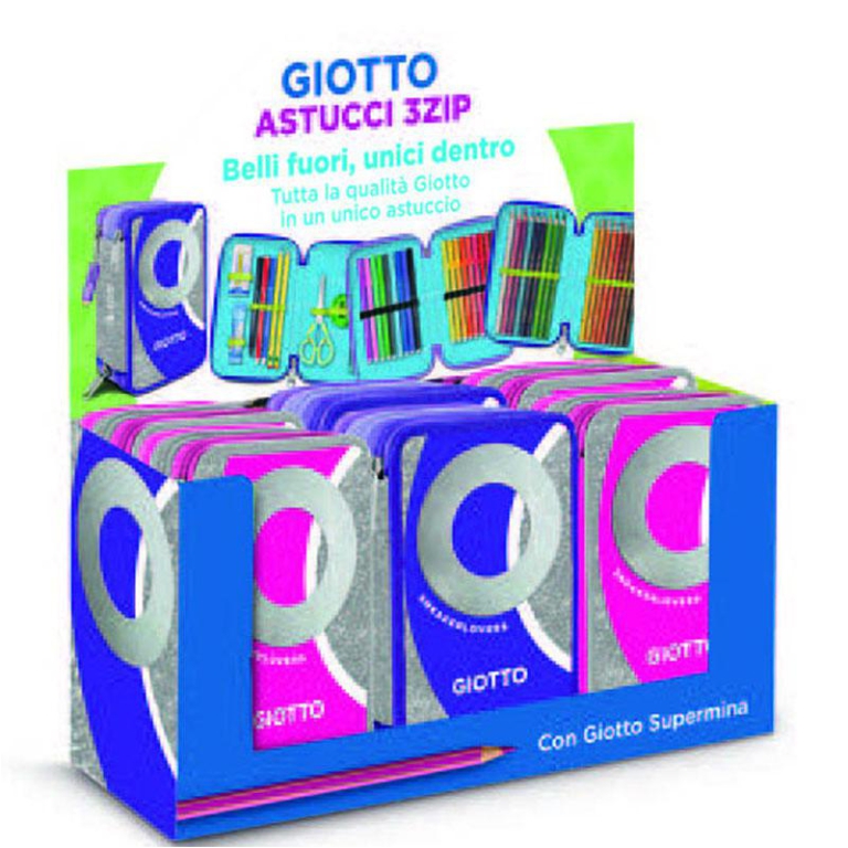 ASTUCCIO GIOTTO 3 ZIP 18+18 FILA SUPERMINA
