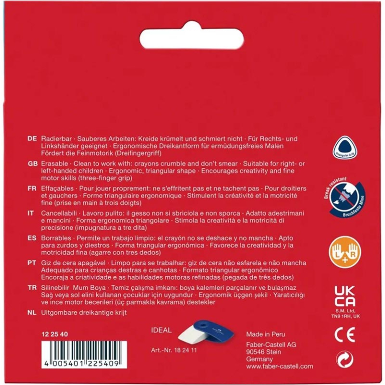 PASTELLI CERA TRIANGOLARI GRIP 6CF 12 COLORI 5