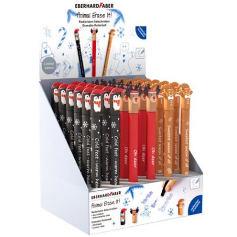 PENNE CANCELLABILI ANIMALWINTER EDITION 36PZ FABER
