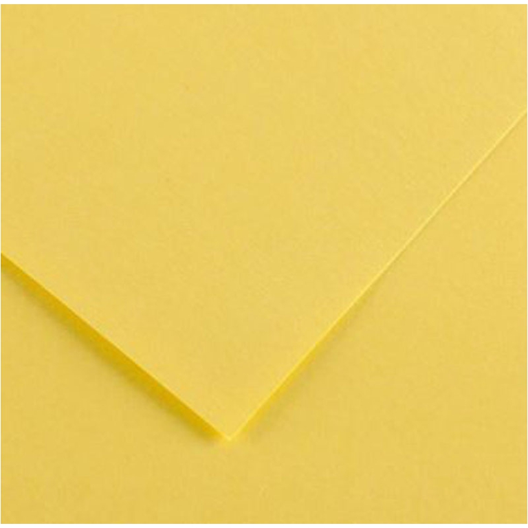 FOGLI DISEGNO A4 220GR 50FG GIALLO PAGLIA COLORLINE