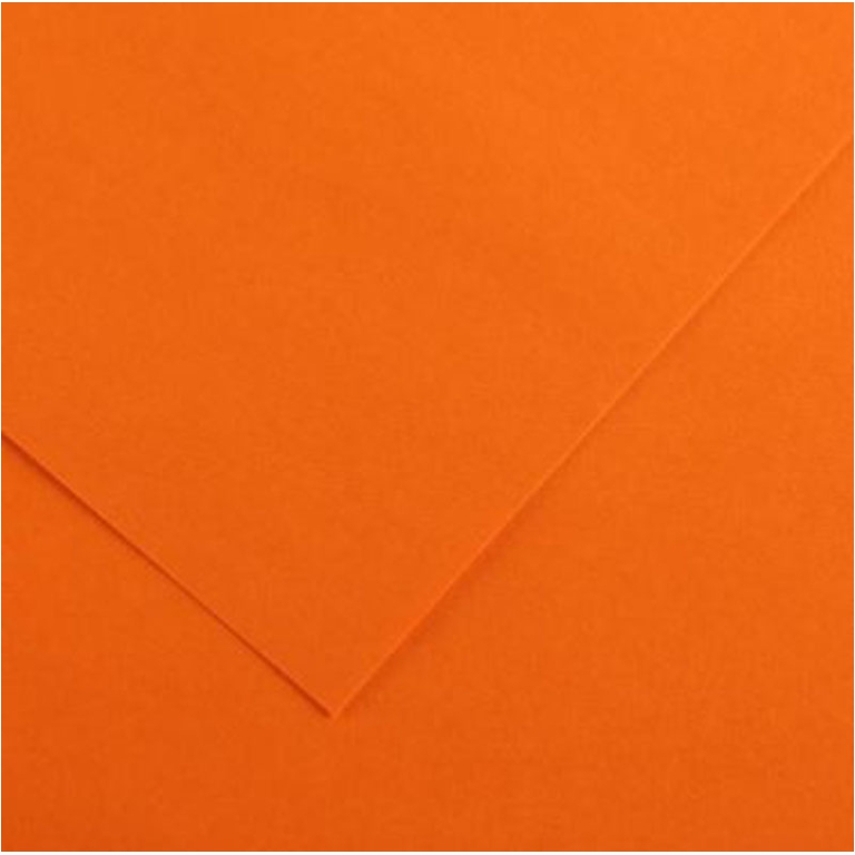 FOGLI DISEGNO A4 220GR 50FG ARANCIONE COLORLINE