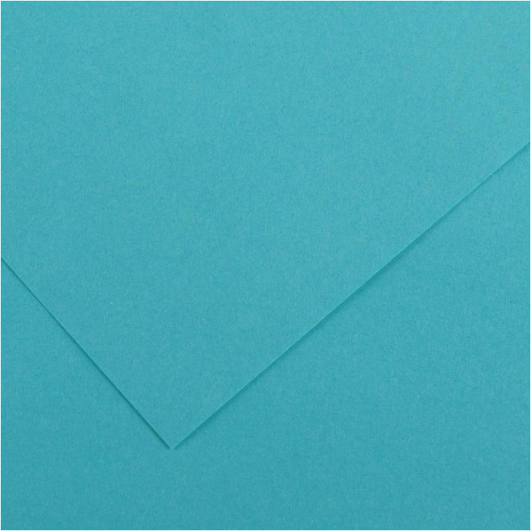 FOGLI DISEGNO A4 220GR 50FG TURCHESE COLORLINE
