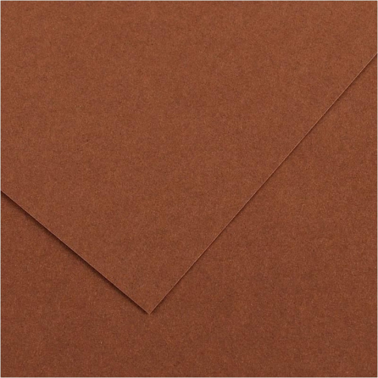 FOGLI DISEGNO A4 220GR 50FG CIOCCOLATO COLORLINE
