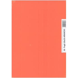 FOGLI DISEGNO 25X35 220GR 50FG ARANCIO L/R