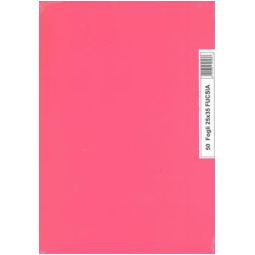 FOGLI DISEGNO 25X35 220GR 50FG FUCSIA L/R