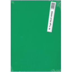 FOGLI DISEGNO 25X35 220GR 50FG VERDE L/R