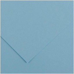 FOGLI DISEGNO 50X70 220GR 25FG BLU CIELO COLORLINE