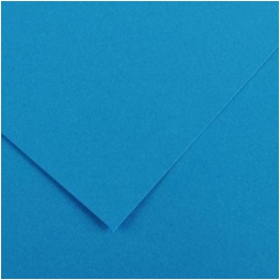 FOGLI DISEGNO 50X70 220GR 25FG AZZURRO COLORLINE