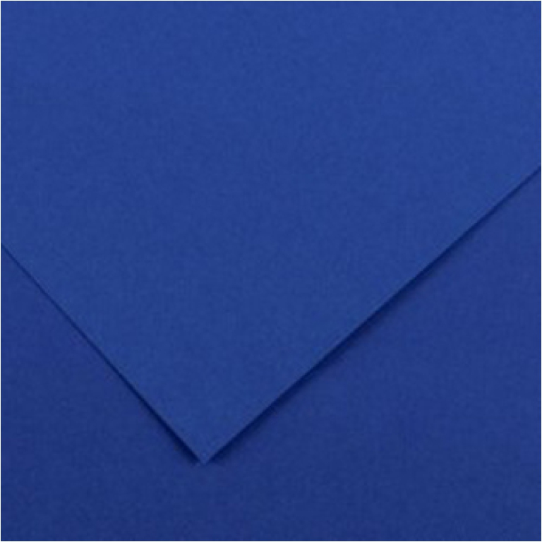 FOGLI DISEGNO 50X70 220GR 25FG BLU MARE  COLORLINE