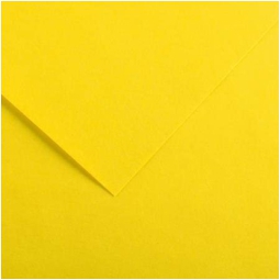 FOGLI DISEGNO 50X70 220GR 25FG GIALLO CANARINO COL