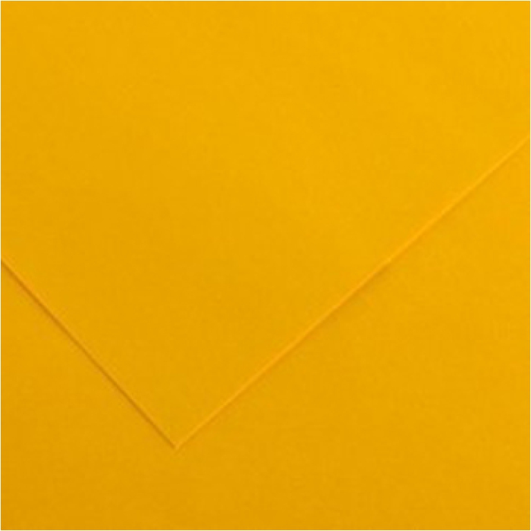 FOGLI DISEGNO 50X70 220GR 25FG GIALLO ORO COLORLIN