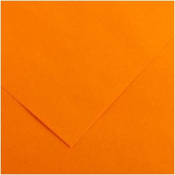 FOGLI DISEGNO 50X70 220GR 25FG MANDARINO COLORLINE