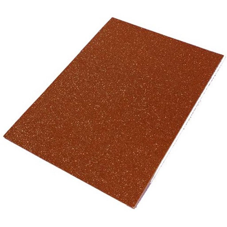 EVA FOAM CREPP 2MM 40X60 MARRONE GLITTER 10FG