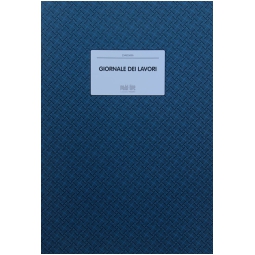 REGISTRO GIORNALE LAVORI A4 47 PAGINE NUMERATE