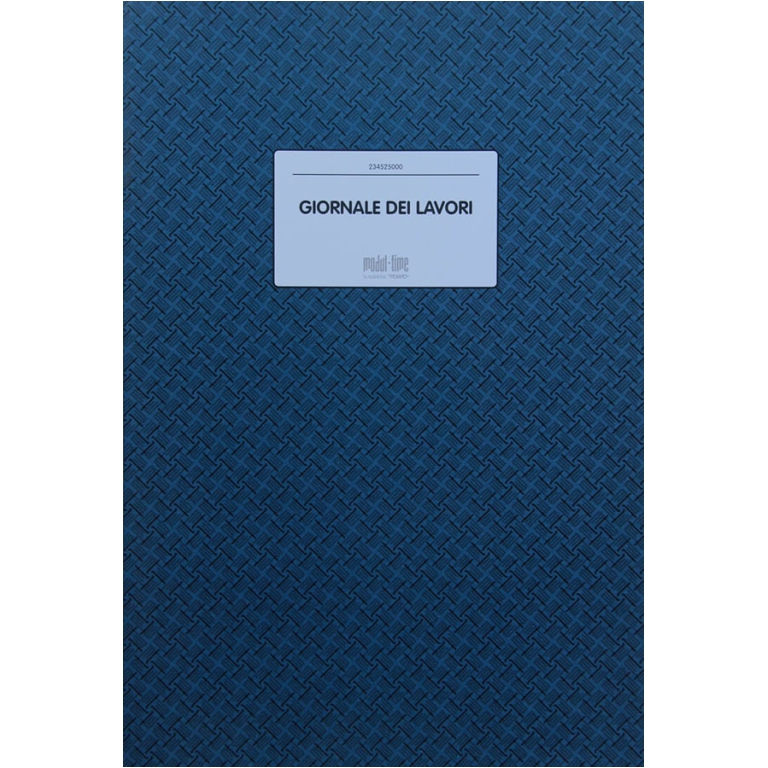 REGISTRO GIORNALE LAVORI A4 47 PAGINE NUMERATE 3