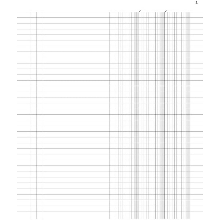 REGISTRO INVENTARI A4    3 COLONNE 31X24,5 96PG