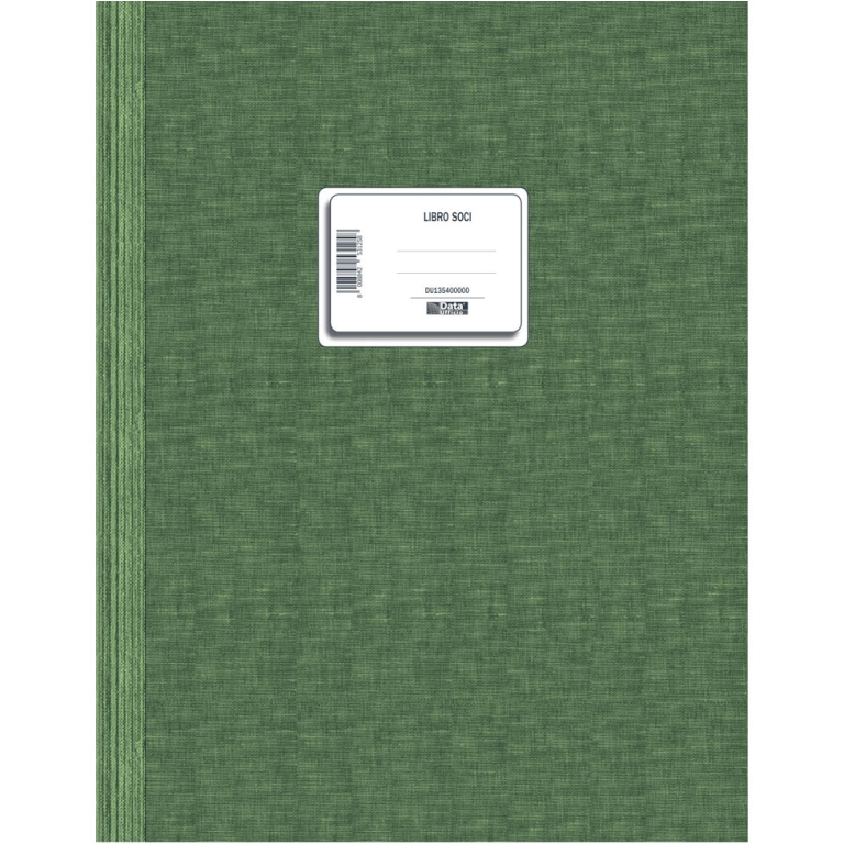 REGISTRO LIBRO SOCI 31X24,5 92PG NUMERATE 2