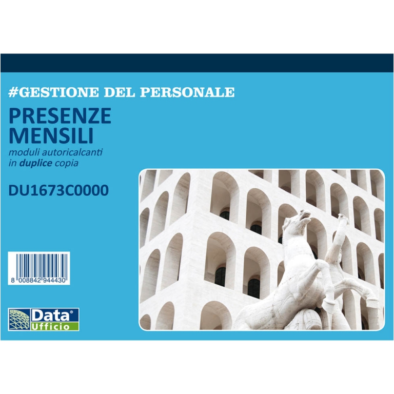 PRESENZE MENSILI A4 50X2 COPIE CARTA CHIMICA 2