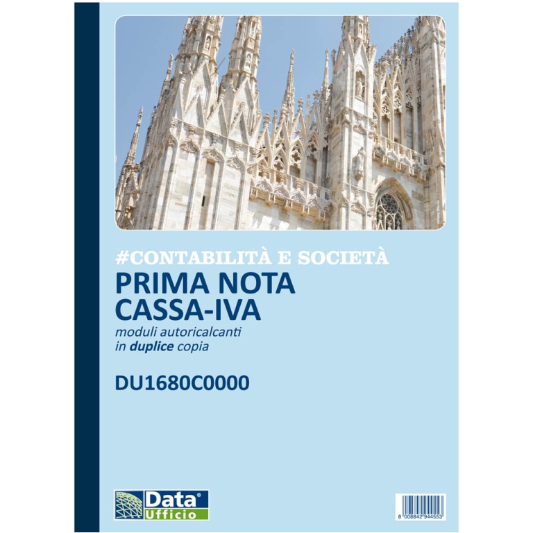 PRIMANOTA CASSA IVA A4 2C CARTA CHIMICA 3COLONNE 2