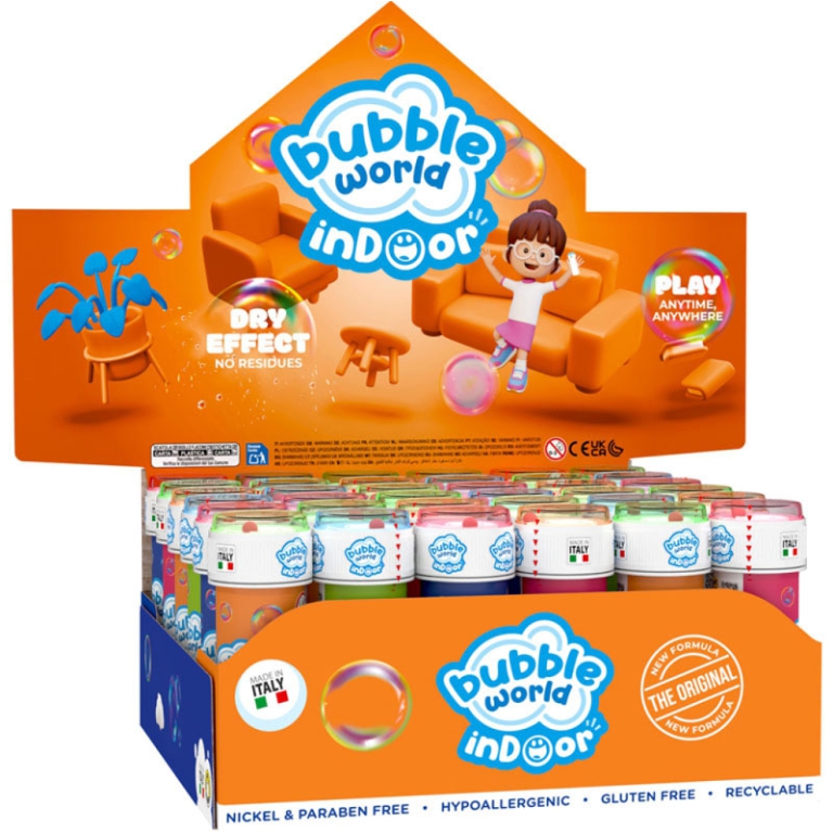 BOLLE SAPONE 60ML 36PZ INDOOR (ASCIUTTE) 2