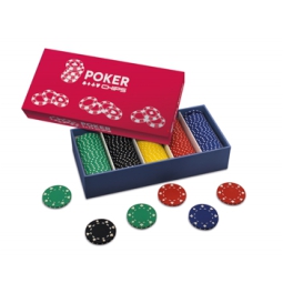 FICHES POKER CHIPS 125PZ