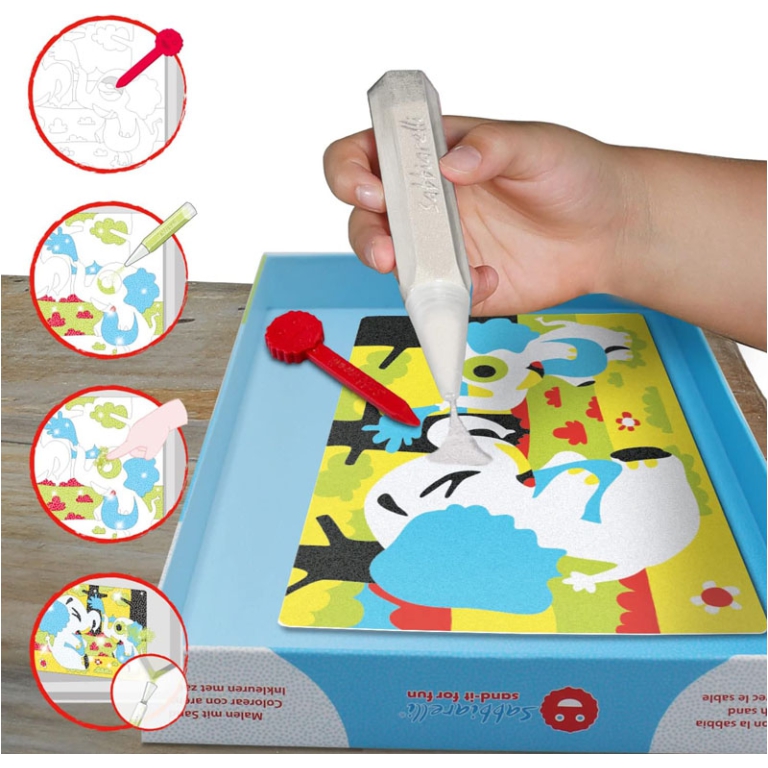 SABBIARELLI MIDI KIT     CRAZY PETS 5+ 2