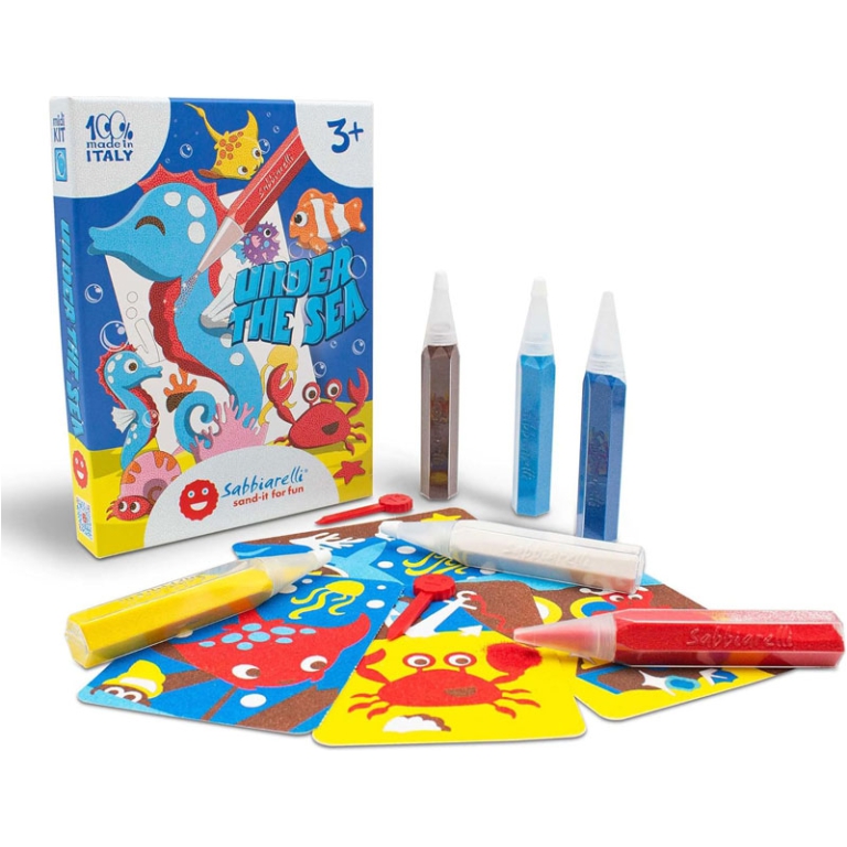 SABBIARELLI MIDI KIT     UNDER THE SEA 3+
