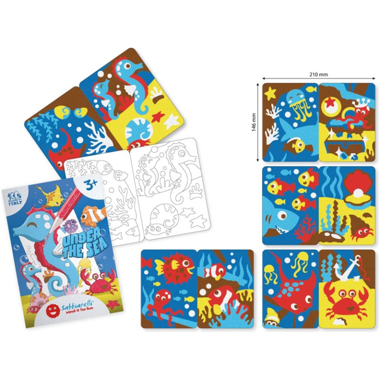 SABBIARELLI MIDI KIT     UNDER THE SEA 3+ 2