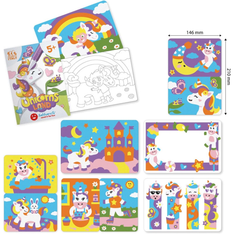 SABBIARELLI SMART KIT    LITTLE UNICORN 3LAND 5+ 2