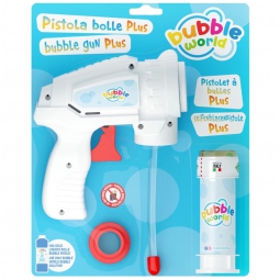 PISTOLA SPARA BOLLE SAPONE+REFILL