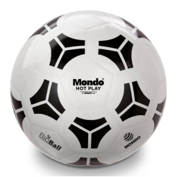 PALLONE TANGO HOT PLAY BIANCO/NERO BIO SGONFIO