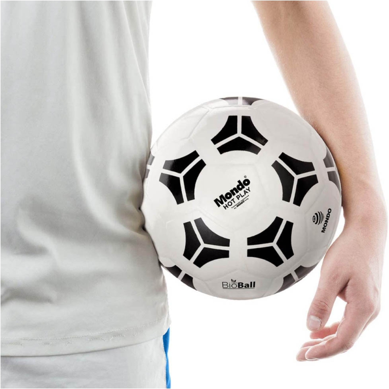 PALLONE TANGO HOT PLAY BIANCO/NERO BIO SGONFIO 3