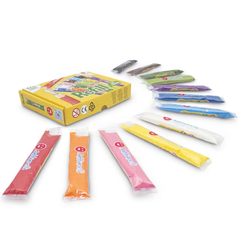 SABBIARELLI REFILL 12    COLORI DA 50GR